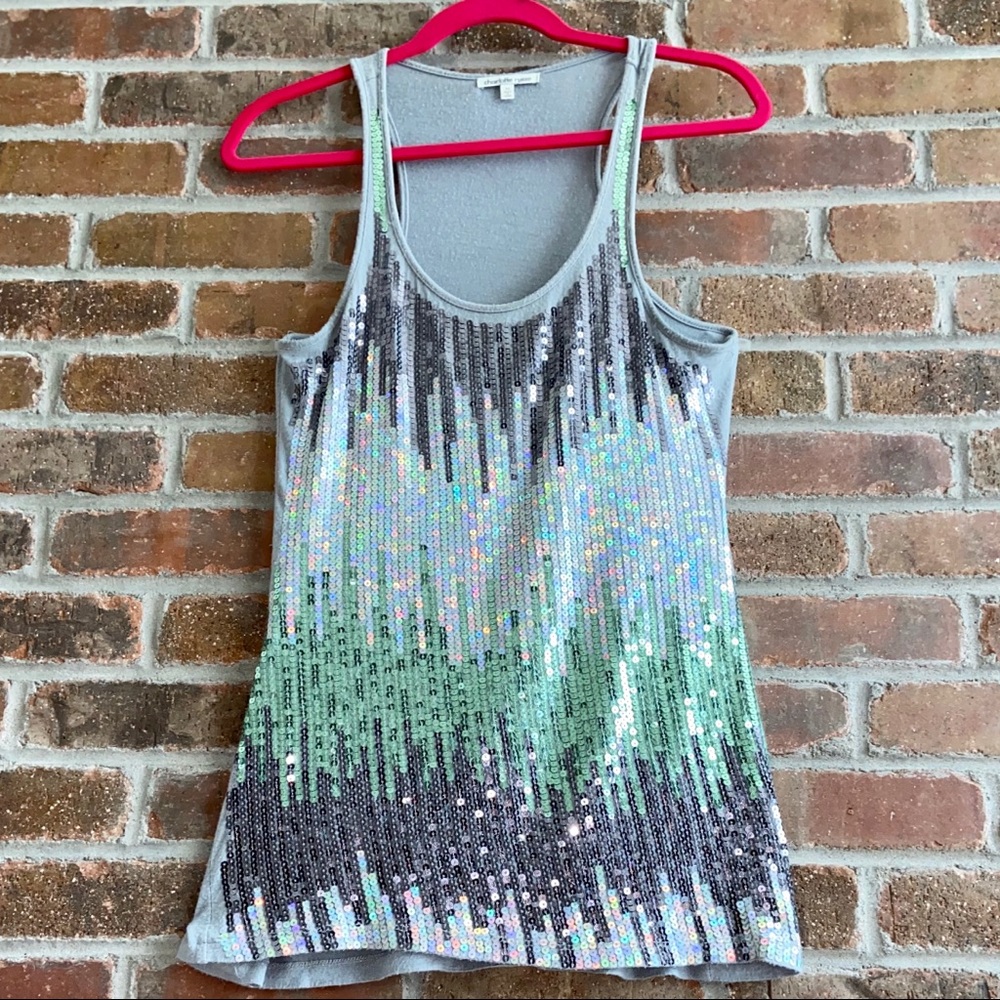 Charlotte Russe Sequined Top Size M